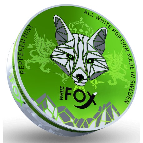 White Fox Slims Peppered Mint 15g