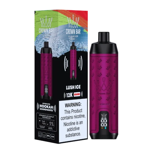 Al Fakher Crown bar 12000 Puffs Lush Ice in Dubai