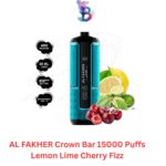 AL FAKHER Crown Bar 15000 Puffs Lemon Lime Cherry Fizz in Dubai UAE