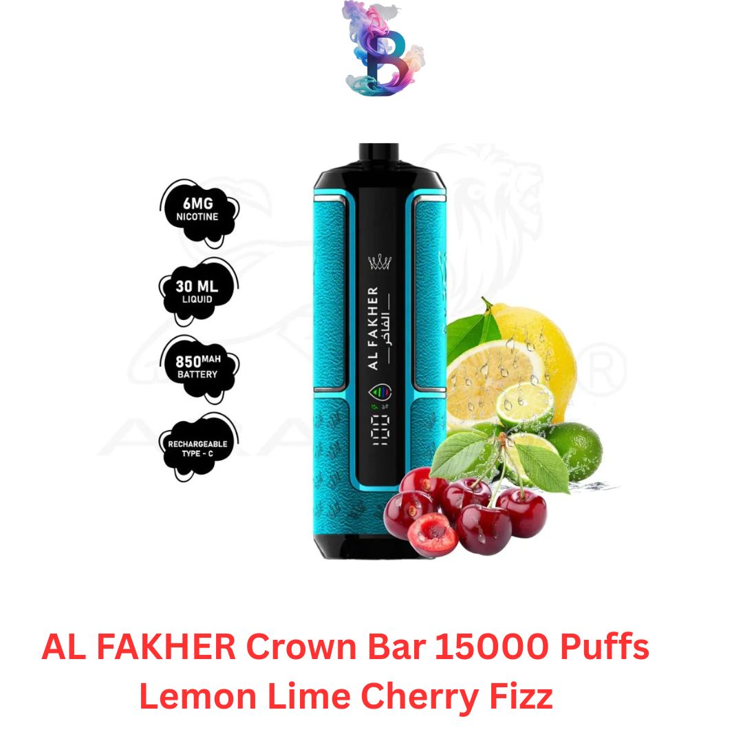 al-fakher-crown-bar-15000-puffs-lemon-lime-cherry-fizz-in-dubai-uae.jpg AL FAKHER Crown Bar 15000 Puffs Lemon Lime Cherry Fizz in Dubai UAE - Image 1